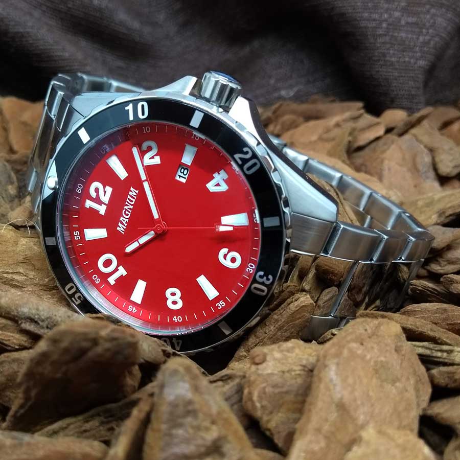 Relógio Magnum Prata Masculino