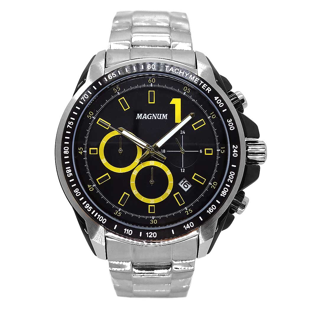 Relógio Magnum Chronograph Masculino - Prata