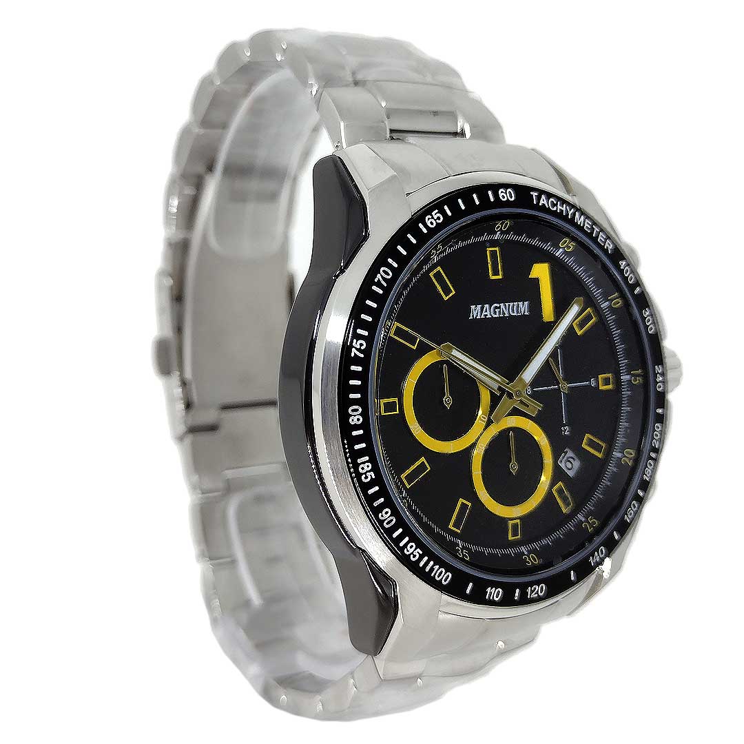 Relógio Magnum Chronograph Masculino - Prata