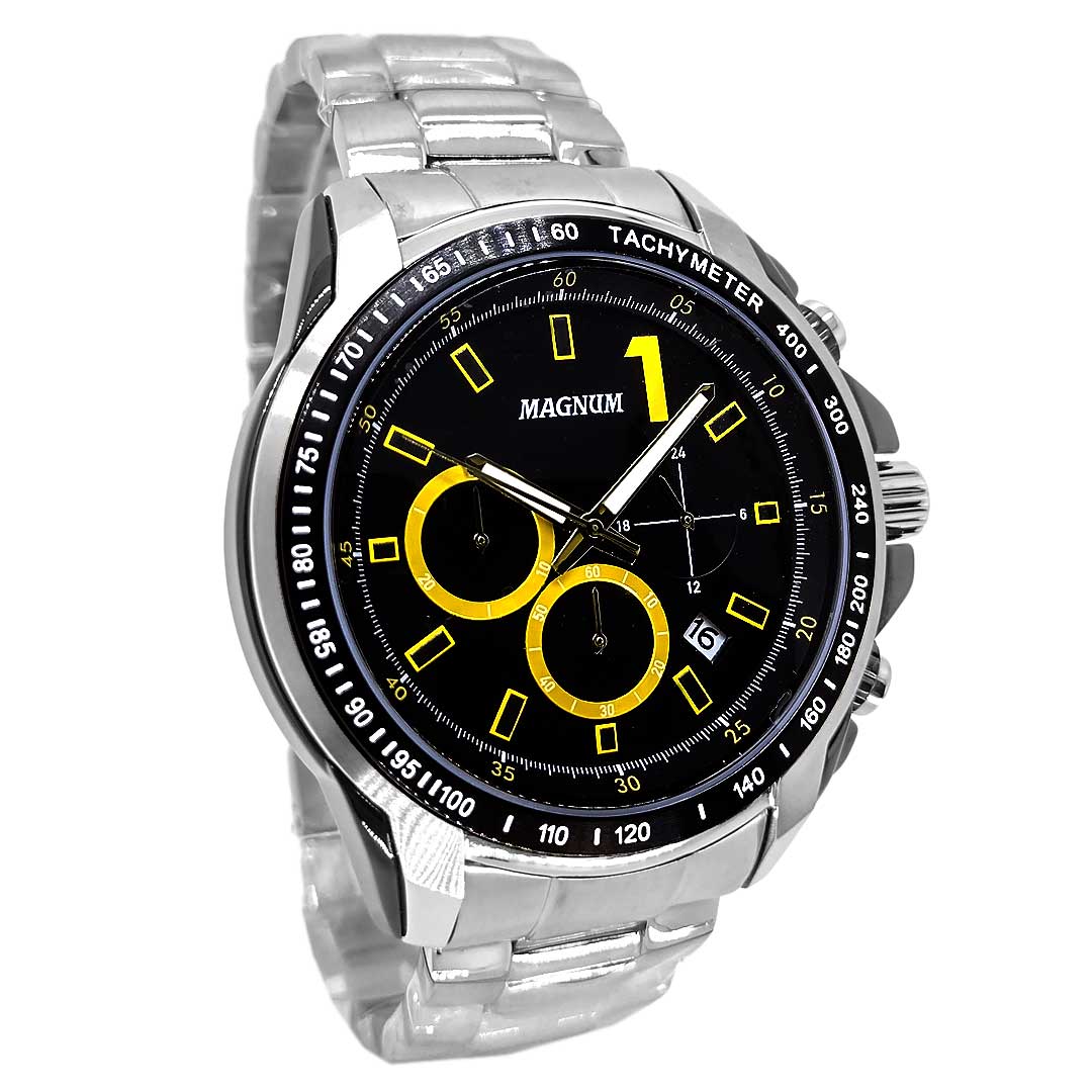 Relógio Magnum Sports Masculino MA33246J Chronograph Prata