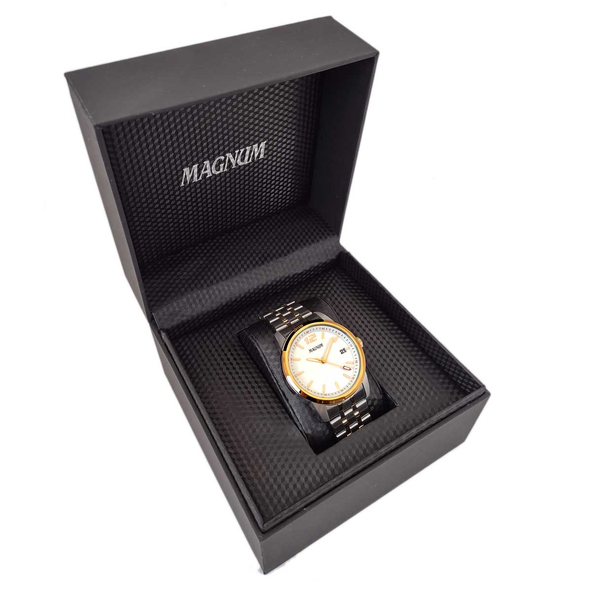 Relógio Magnum Masculino Ref: Ma31962g Casual Dourado