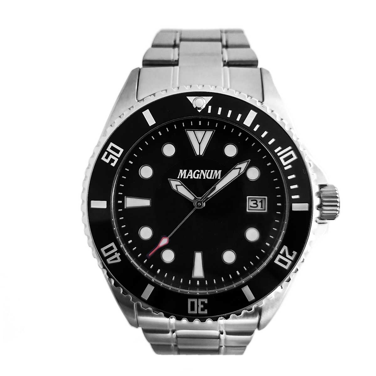 Relógio masculino prata Magnum MA33059T