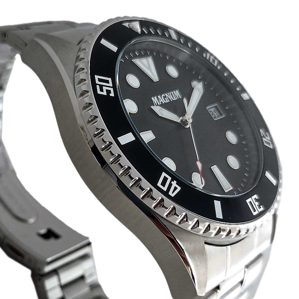 Relógio masculino prata Magnum MA33059T