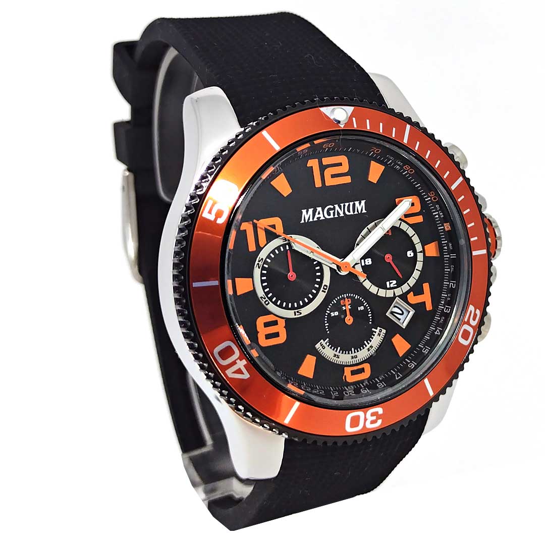 Relógio Magnum Masculino Steel Ma33488v Chronograph - Relojoaria - Art  Clock (Barueri)