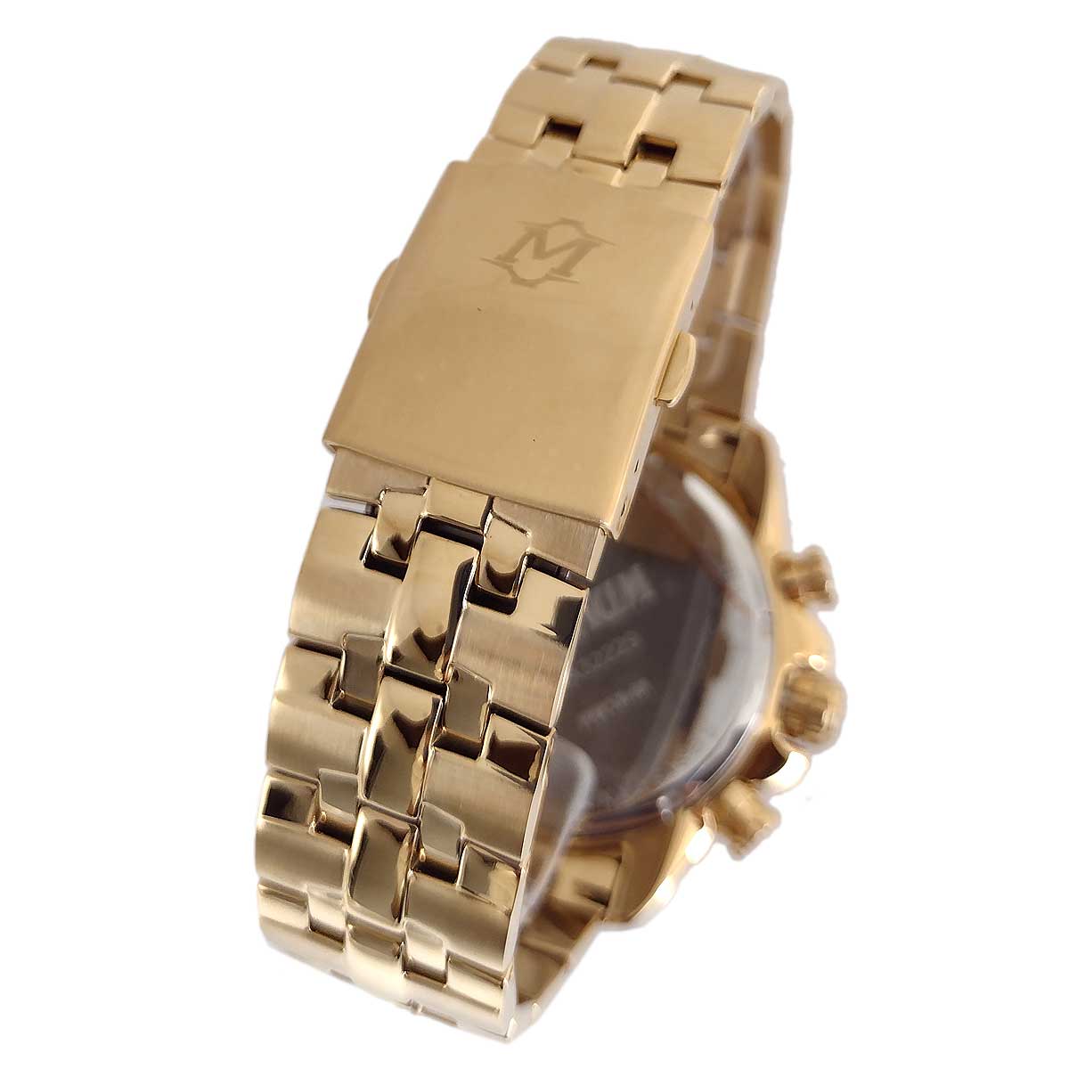 Relógio Magnum Masculino Ref: Ma35244u Cronógrafo Dourado Dourado