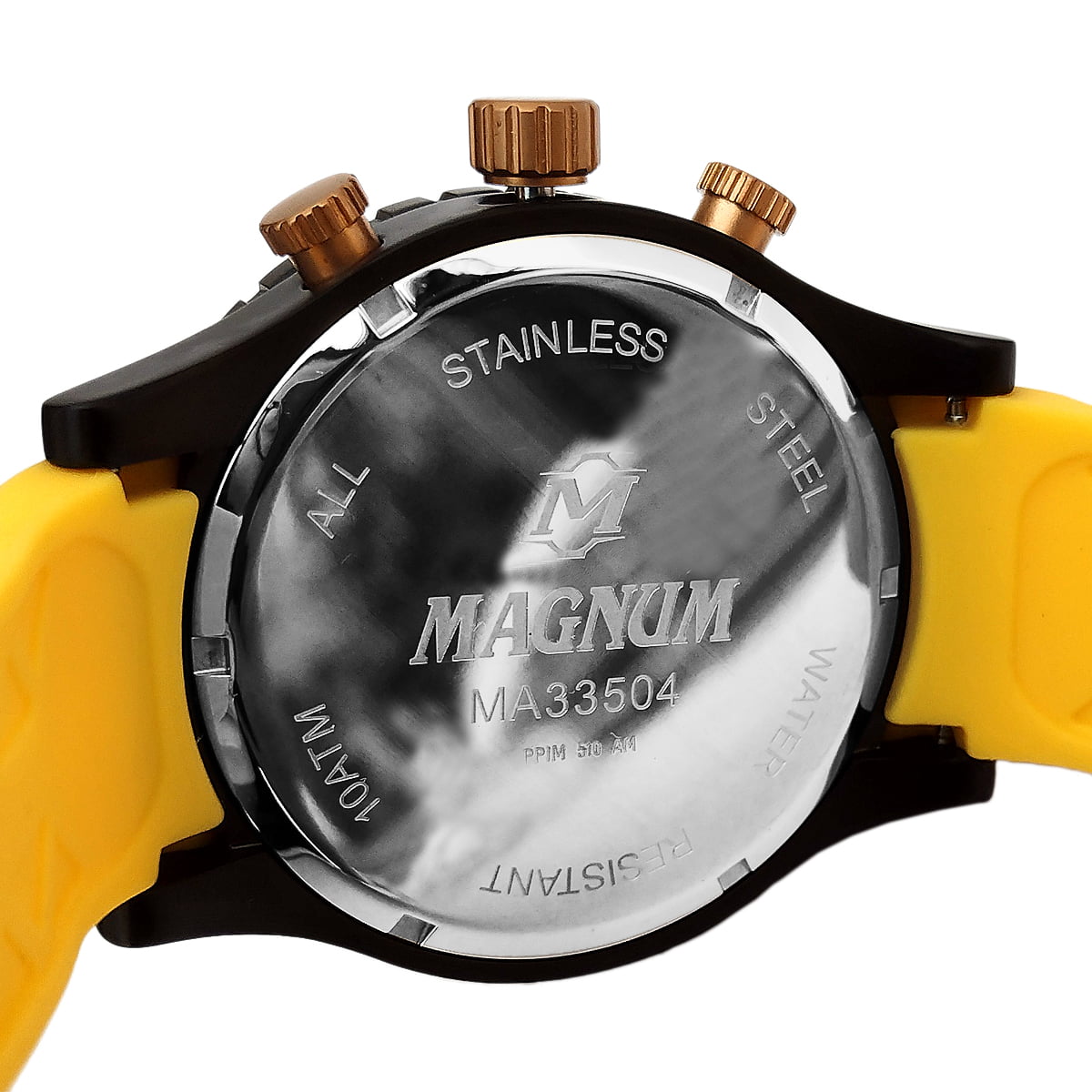 Relógio Magnum Masculino Pulseira em Silicone – Preto - Shopping Jardins  Online