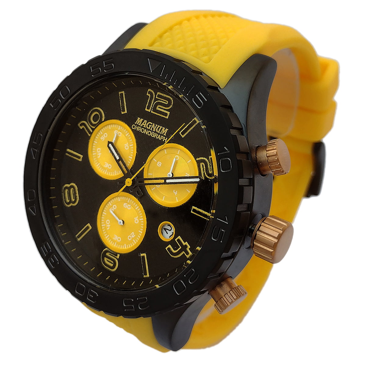 Relógio Masculino Magnum Amarelo MA34012Y - Casa das Alianças