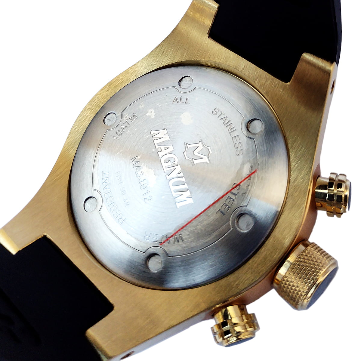 Relógio MAGNUM masculino analógico dourado MA34012P