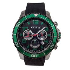 Relógio Magnum Masculino Sports MA33657P Chronograph Preto