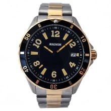 Relógio Magnum Steel Masculino MA32185S Pulseira Aço Prata Multifunção